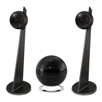 Cabasse System Baltic 5 Pearl Sub Bodenstehendes 2.1-Stereo-HiFi-System schwarz