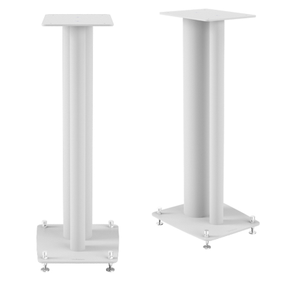 Cabasse Pair Floor Stands for Rialto Speakers - Murano White