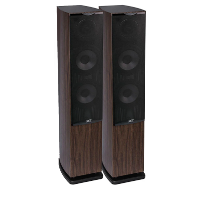 Cabasse Jersey mc170 3-way hi-fi front speaker pair - Dark Oak