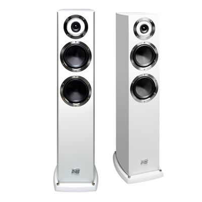 Cabasse Murano Alto Pair of Front Floor Speakers Glossy White