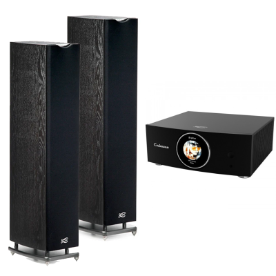 Cabasse Abyss + Java MC40 sistema hi-fi completo nero