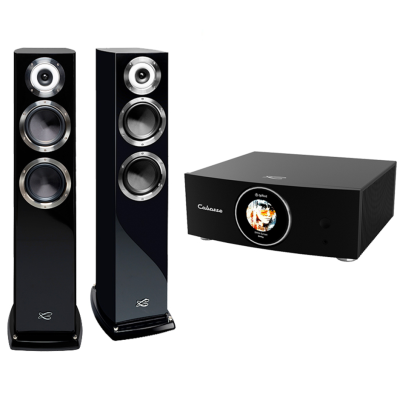 Cabasse Abyss + Murano Alto sistema hi-fi completo nero