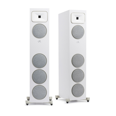 MartinLogan Foundation F1 coppia diffusori frontali da pavimento bianco