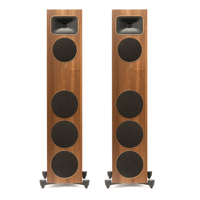 MartinLogan Foundation F2 paire d'enceintes avant sur pied en noyer