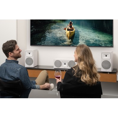MartinLogan Foundation B1 Paar Regallautsprecher, weiß