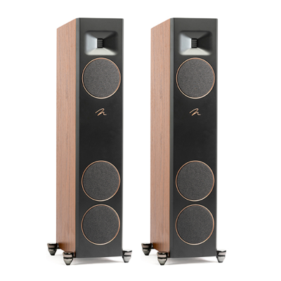 MartinLogan Motion F10 Paar bodenstehende Frontlautsprecher aus Walnussholz