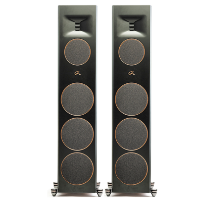 MartinLogan Motion XT F200 Paar vordere Bodenlautsprecher aus Walnussholz