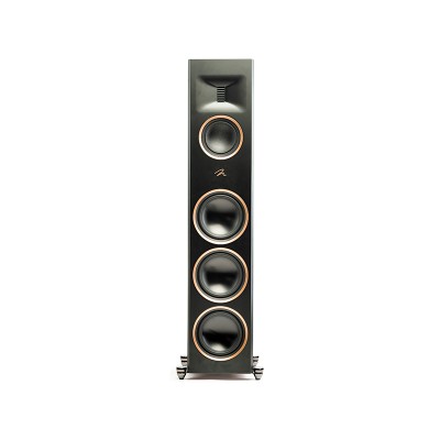 Par de altavoces de suelo delanteros MartinLogan Motion XT F200 en madera de nogal