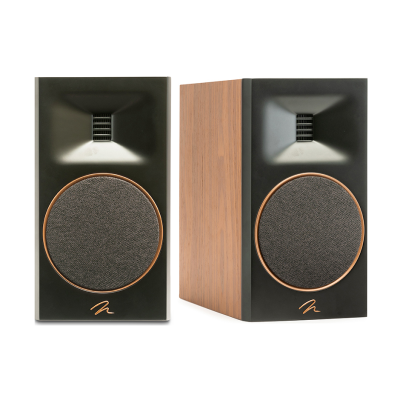 MartinLogan Motion B10 Pair of tabletop speakers in walnut wood