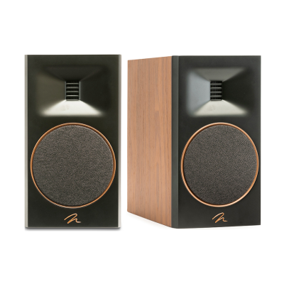 MartinLogan Motion B10 Paire d'enceintes sur pied en bois de noyer