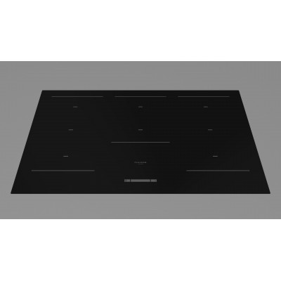 Fulgor Milano Fulgor fclh 9008 id wt bk  plaque de cuisson à induction vitrocéramique noire 90 cm