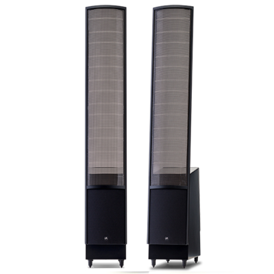 Para głośników wolnostojących MartinLogan ElectroMotion ESL X Hybrid, kolor czarny połysk