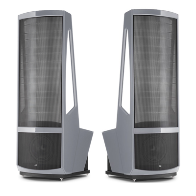 MartinLogan Neolith Masterpiece Paar Standlautsprecher – Arctic Silver