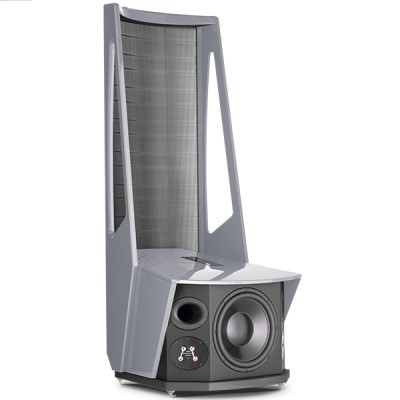 MartinLogan Neolith Masterpiece Paar Standlautsprecher – Arctic Silver