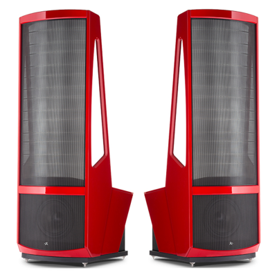 MartinLogan Neolith Masterpiece coppia diffusori da pavimento - Rosso Fuoco