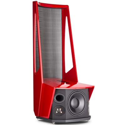 MartinLogan Neolith Masterpiece coppia diffusori da pavimento - Rosso Fuoco