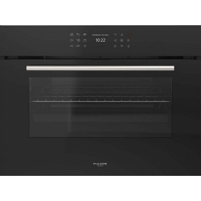 Piekarnik do zabudowy Fulgor fco 7515 tem bk, płyta wielofunkcyjna, 75 cm, szkło czarne