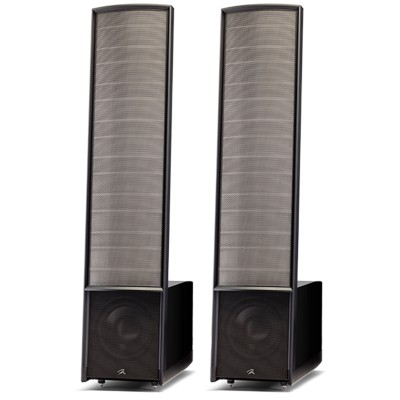 MartinLogan Expression ESL 13Ein Paar glänzend schwarze Standlautsprecher