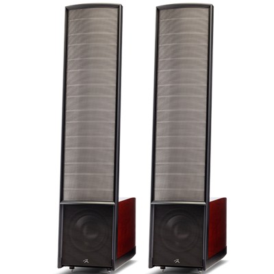 MartinLogan Expression ESL 13A Floorstanding Speaker Pair Dark Cherry