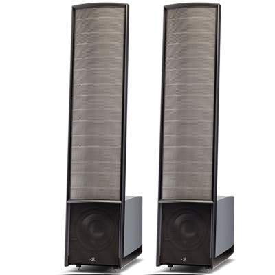 MartinLogan Expression ESL 13A paire d'enceintes colonnes argent arctique