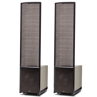 MartinLogan Renaissance ESL 15A Floorstanding Speaker Pair Desert Silver