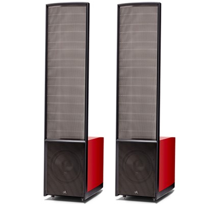 MartinLogan Renaissance ESL 15A paire d'enceintes colonnes rouge feu