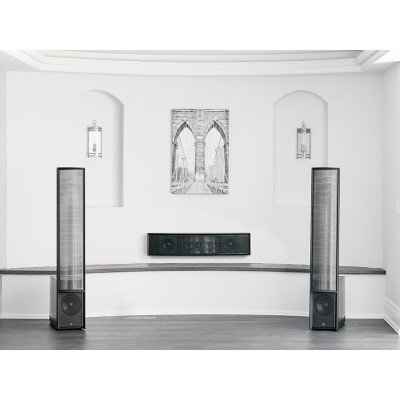 MartinLogan Focus ESL C18 Canal central de 3 vías plata desierto