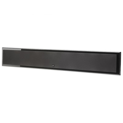 MartinLogan Motion SLM X3 Barra de sonido de pared ultradelgada - estante negro