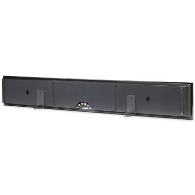 MartinLogan Motion SLM X3 Barra de sonido de pared ultradelgada - estante negro