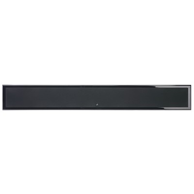 MartinLogan Motion SLM X3 Barra de sonido de pared ultradelgada - estante negro