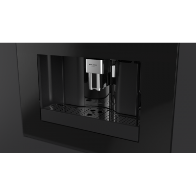 Fulgor fcm 4500 tf bk cafetera empotrable cristal negro
