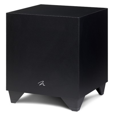 MartinLogan Dynamo 400 Aktiv-Subwoofer in mattschwarzem Bassreflex