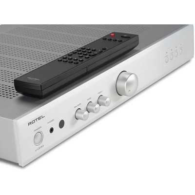 Amplificador estéreo integrado Rotel A10MKII plateado
