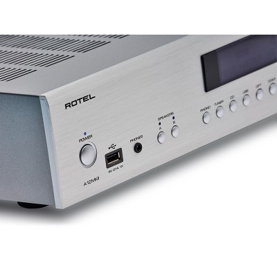 Rotel A12MKII 60+60W rms integrated amplifier silver