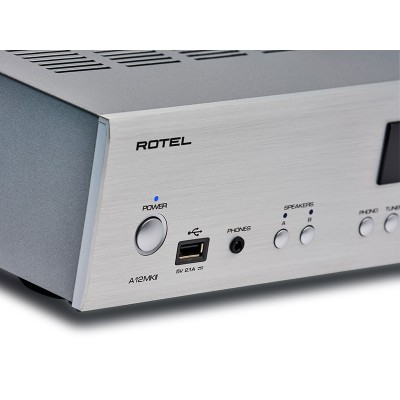 Rotel A12MKII 60+60W rms srebrny wzmacniacz zintegrowany