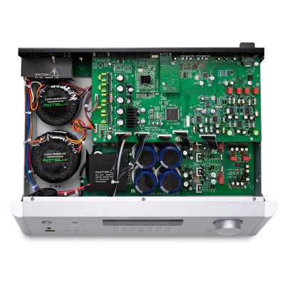 Rotel RC-1590MKII przedwzmacniacz stereo z przetwornikiem cyfrowo-analogowym srebrny