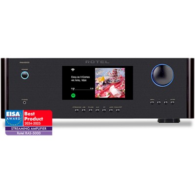 Rotel RAS-5000 Amplificador Integrado Estéreo con Streamer de Red Negro