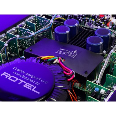 Rotel C8 8 x 50W multichannel power amplifier black