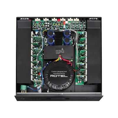 Rotel C8+ amplificatore finale multicanale 8 x 100 W nero