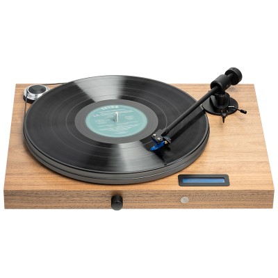 Pro-Ject Juke Box S2, gramofon typu „wszystko w jednym” z wzmacniaczem, orzech włoski