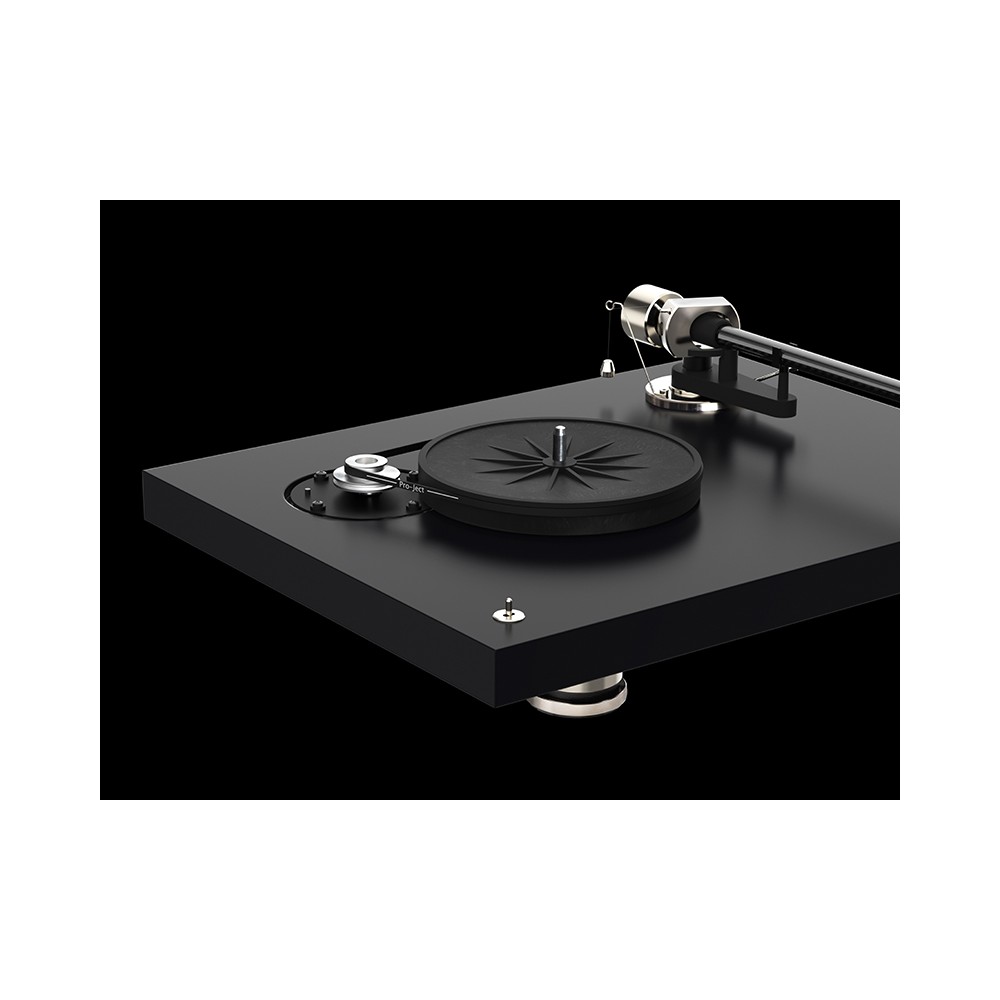 Pro-Ject Record Puck E – Pressa Disco Leggera In Alluminio Per Giradischi, Suono Più Pulito E Stabile, Nero