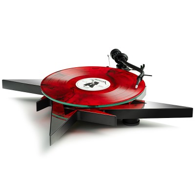 Tocadiscos Pro-Ject Metallica edición limitada de 43 cm