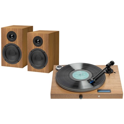 Pro-Ject Juke Box S2 - Speaker Box S2 turntable hi-fi system walnut