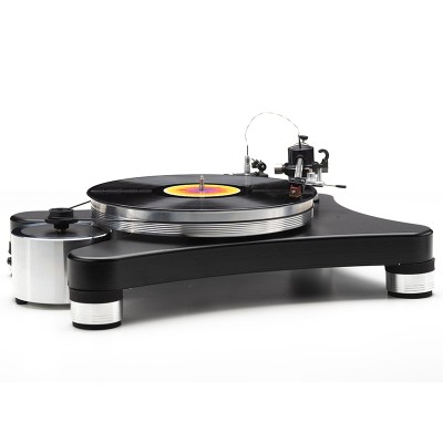 Vpi Scout 21 mattschwarzer Plattenspieler mit Riemenantrieb