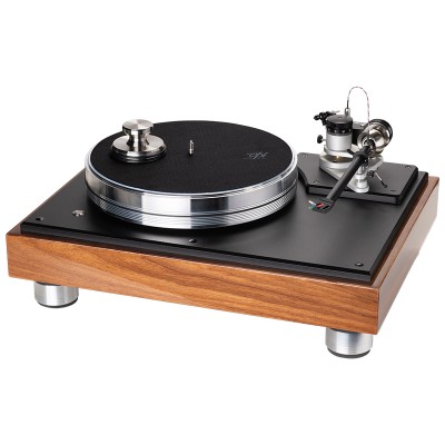 Platine vinyle à entraînement par courroie en noyer Vpi Classic Signature