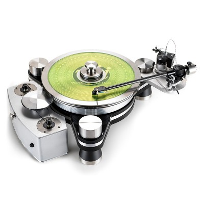 Vpi Avenger Plus Plattenspieler komplett mit schwarz lackiertem JMW 12 3DR-Arm