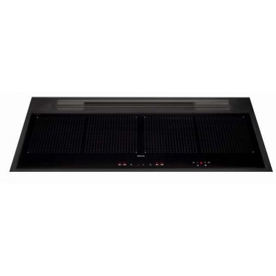 Falmec table de cuisson induction synthèse avec hotte intégrée 88 cm noir cuzw90.00