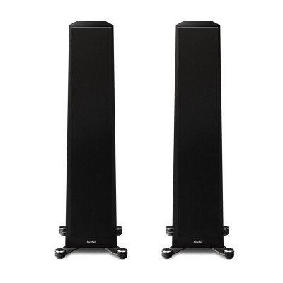 Paar Paradigm Founder 80F Stand-Frontlautsprecher in Pianoschwarz