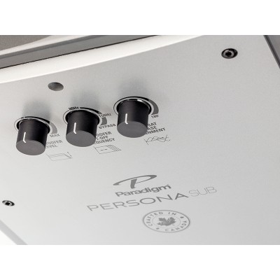 Paradigm Persona Sub Aktiver, verstärkter Heimkino-Subwoofer in Silber