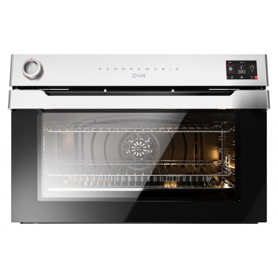 Ilve ov91pmt3 panoramagic built-in multifunction oven 90 cm stainless steel